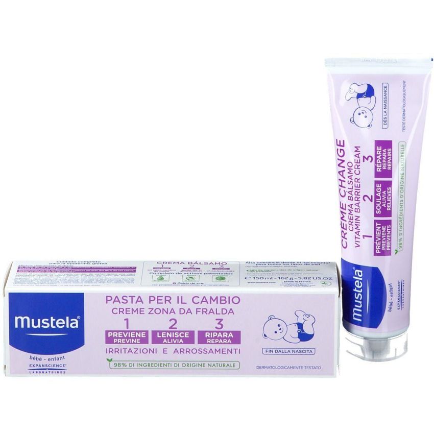 Mustela 123 Crema Cambio Pannolino, 150ml