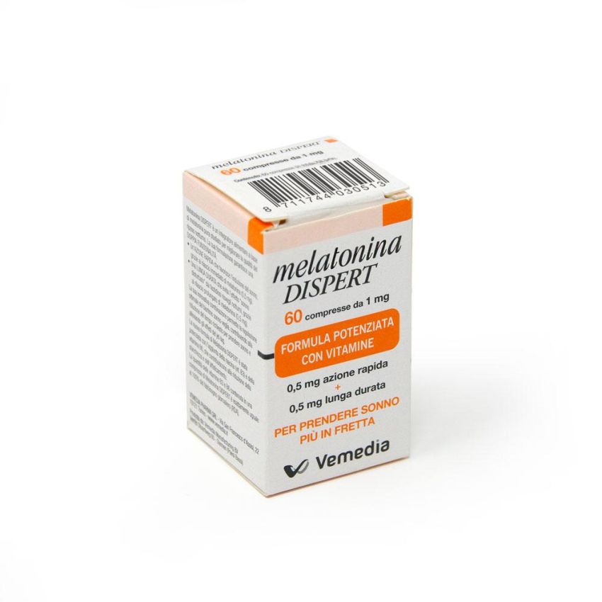 Dispert Melatonina 1mg - Confezione da 60 Compresse