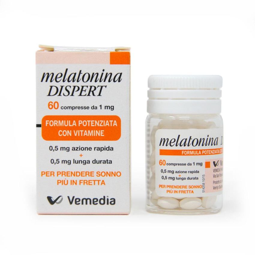 Dispert Melatonina 1mg - Confezione da 60 Compresse
