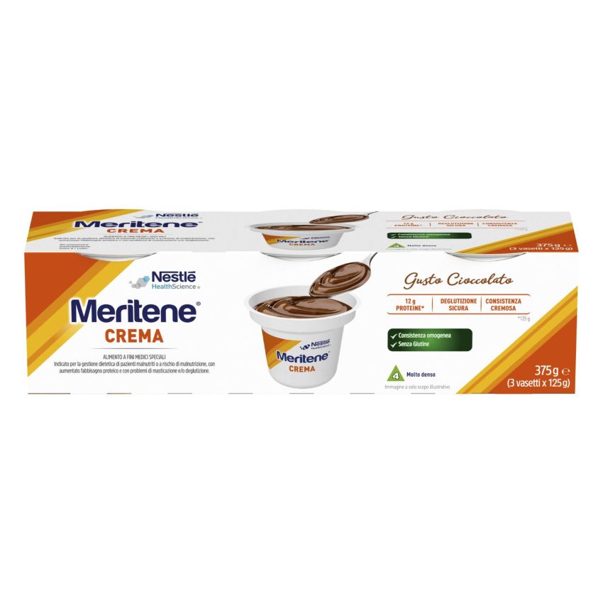 Crema al Cioccolato Meritene - Confezione da 3x125g