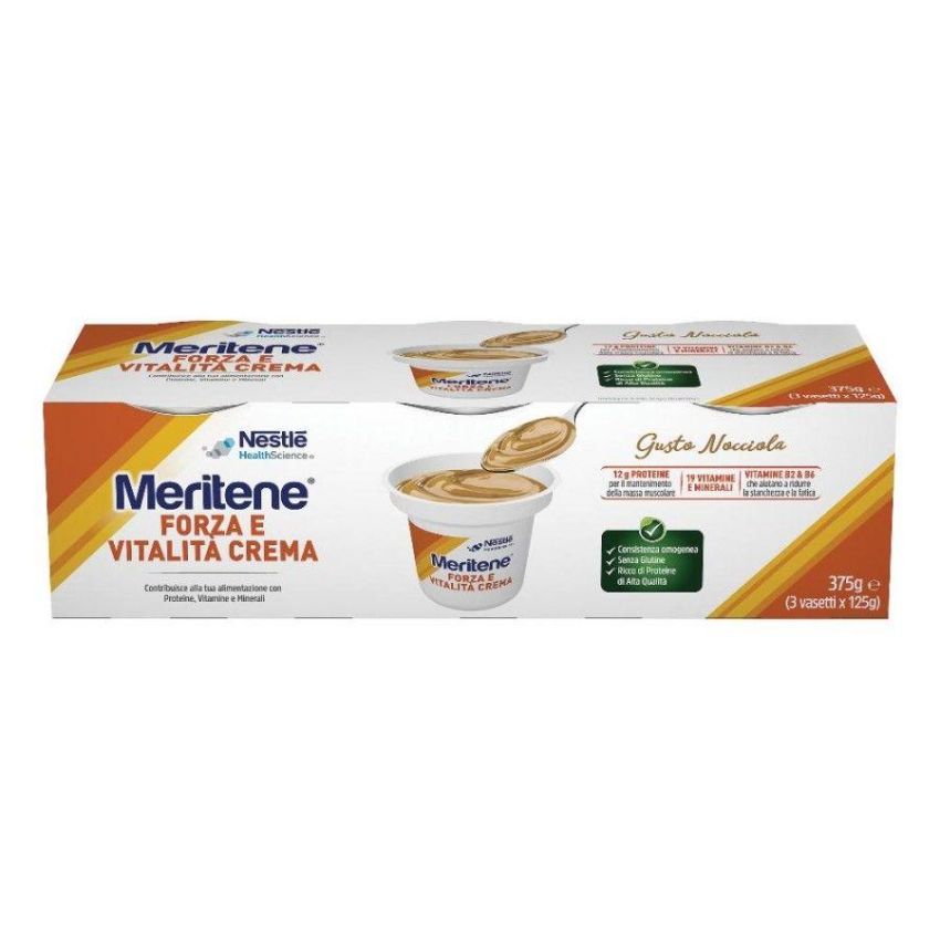 Crema alla Nocciola Meritene - Confezione da 3 X 125g
