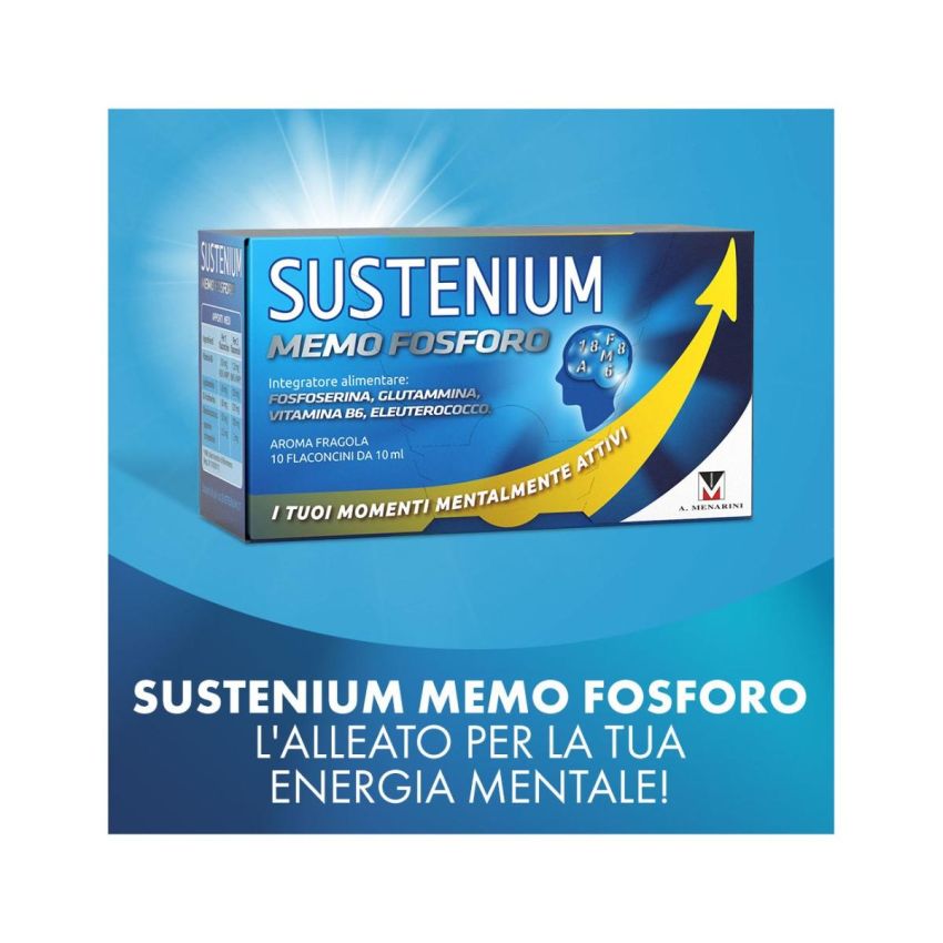 Sustenium Memo - Fosforo Potenziato, 10x10ml Confezione