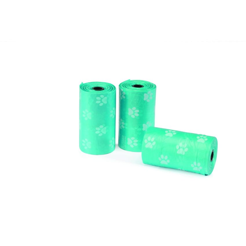 Camon Sacchetti Igienici Colorati per Animali, Pacco da 3x20 Pezzi