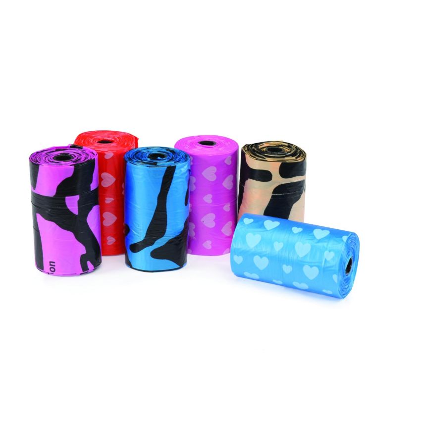 Camon Sacchetti per Animali Domestici Colorati - 120 Pezzi