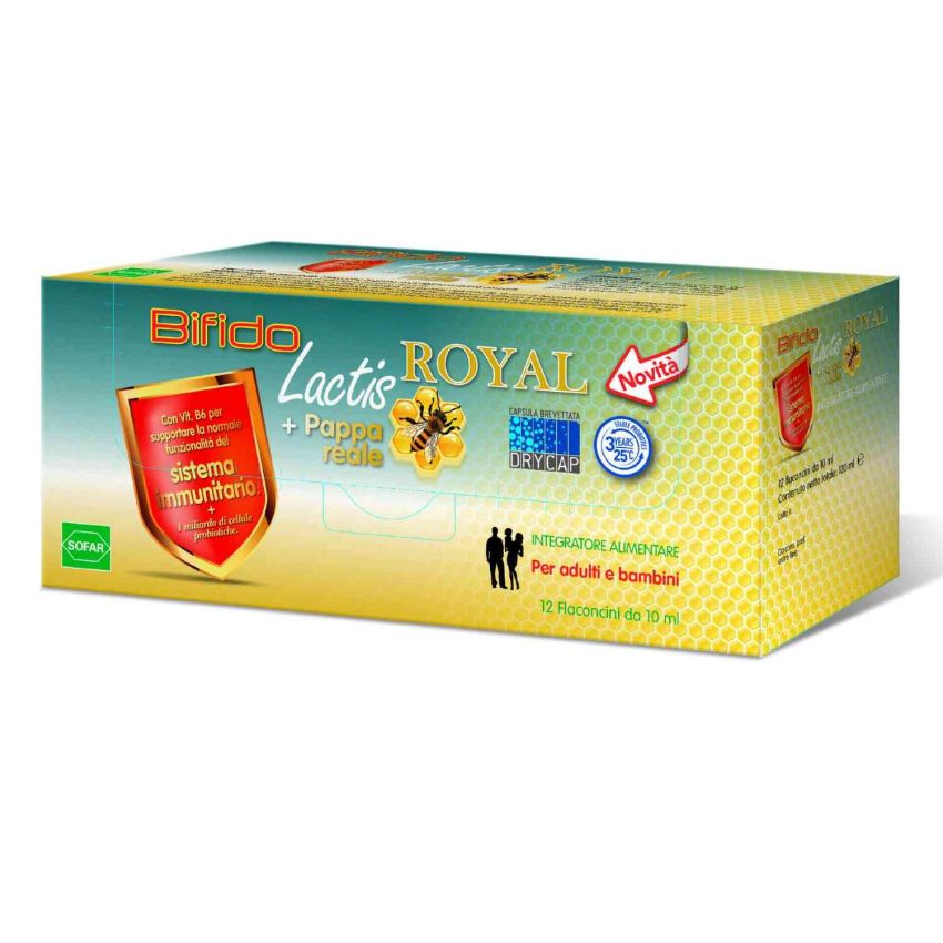 Bifidolactis Royal - 12 Fiale di Supporto Intestinale