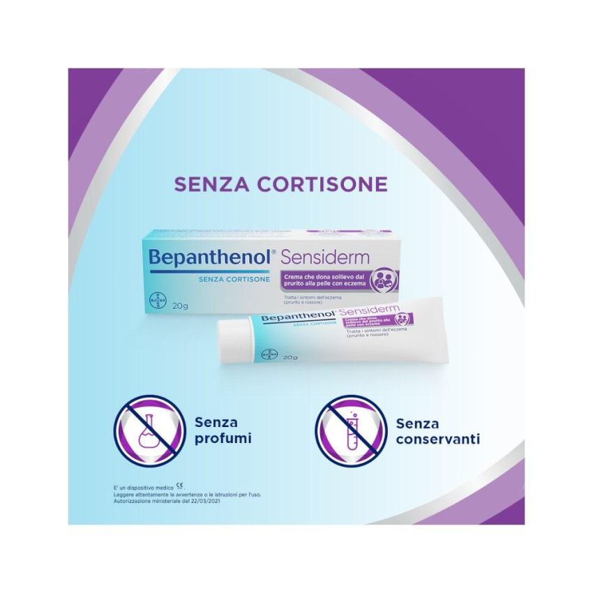 Bepanthenol Sensiderm Crema Rigenerativa e Protettiva - 20g