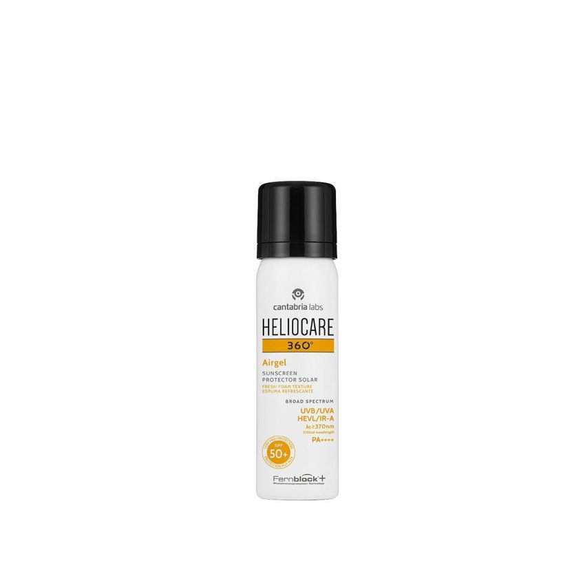 Heliocare 360 Airgel, Protezione Solare SPF50+, 60ml