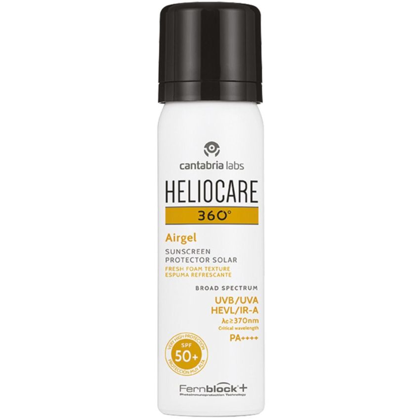 Heliocare 360 Airgel, Protezione Solare SPF50+, 60ml