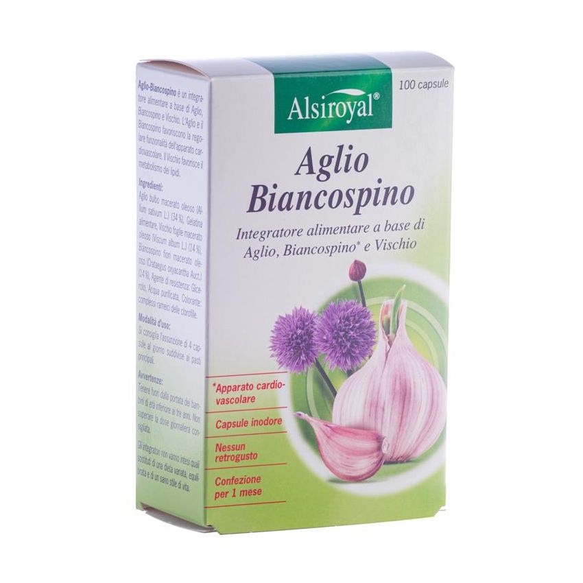 100 Capsule di Aglio e Biancospino