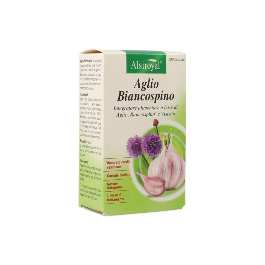 100 Capsule di Aglio e Biancospino