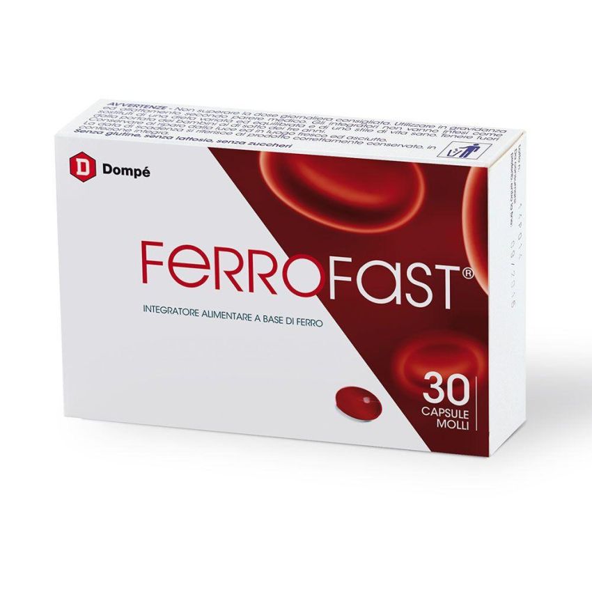 Ferrofast con 30 Capsule Morbide per Assorbimento Rapido