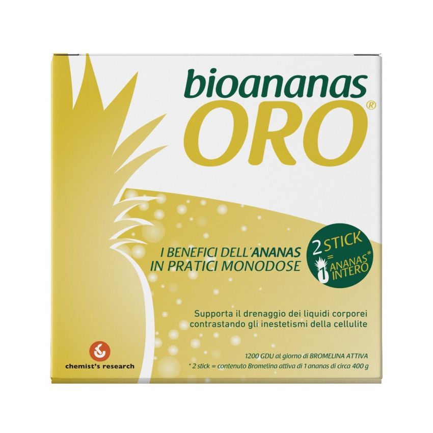 BioAnanas Oro: Pack di 30 Stick Monodose 100% Biologico