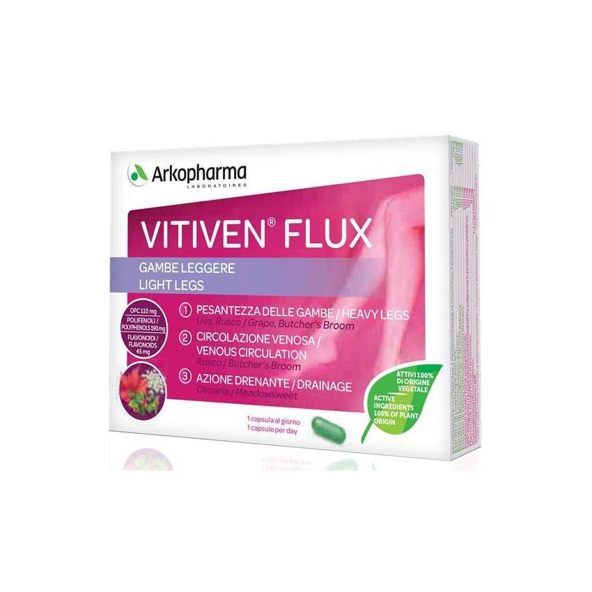 Arkopharma Vitiven Flux - Integratore Alimentare 30 Capsule