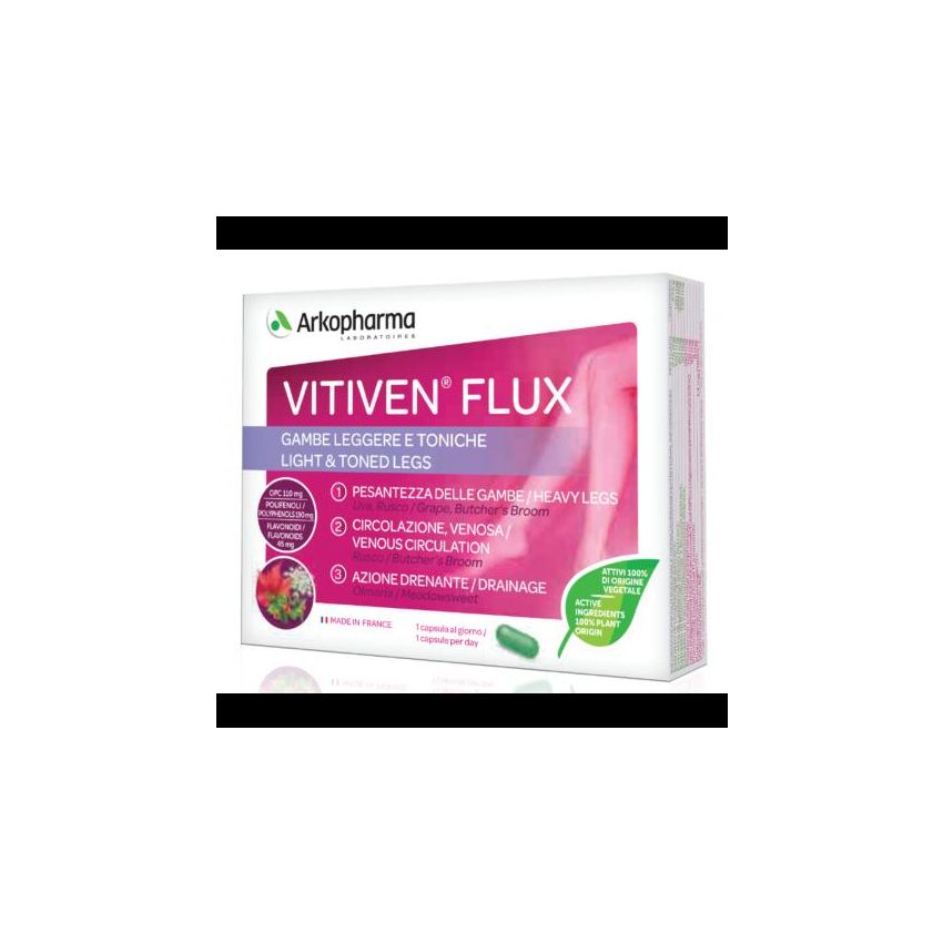 Arkopharma Vitiven Flux - Integratore Alimentare 30 Capsule