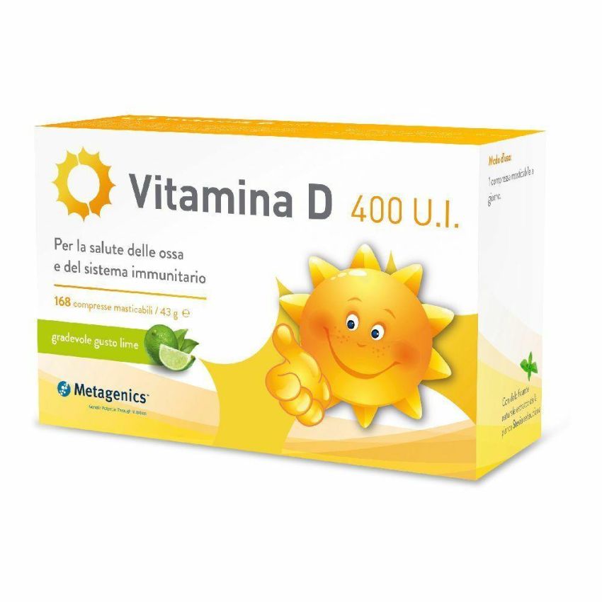 Vitamina D da 400 UI - Confezione da 168 Compresse