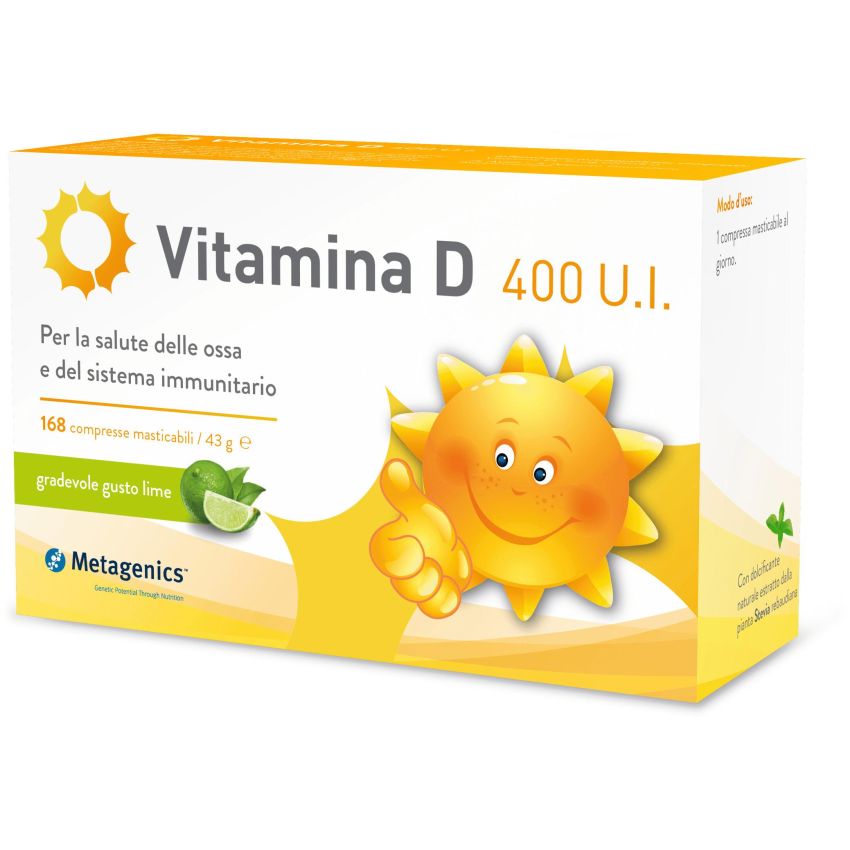 Vitamina D da 400 UI - Confezione da 168 Compresse