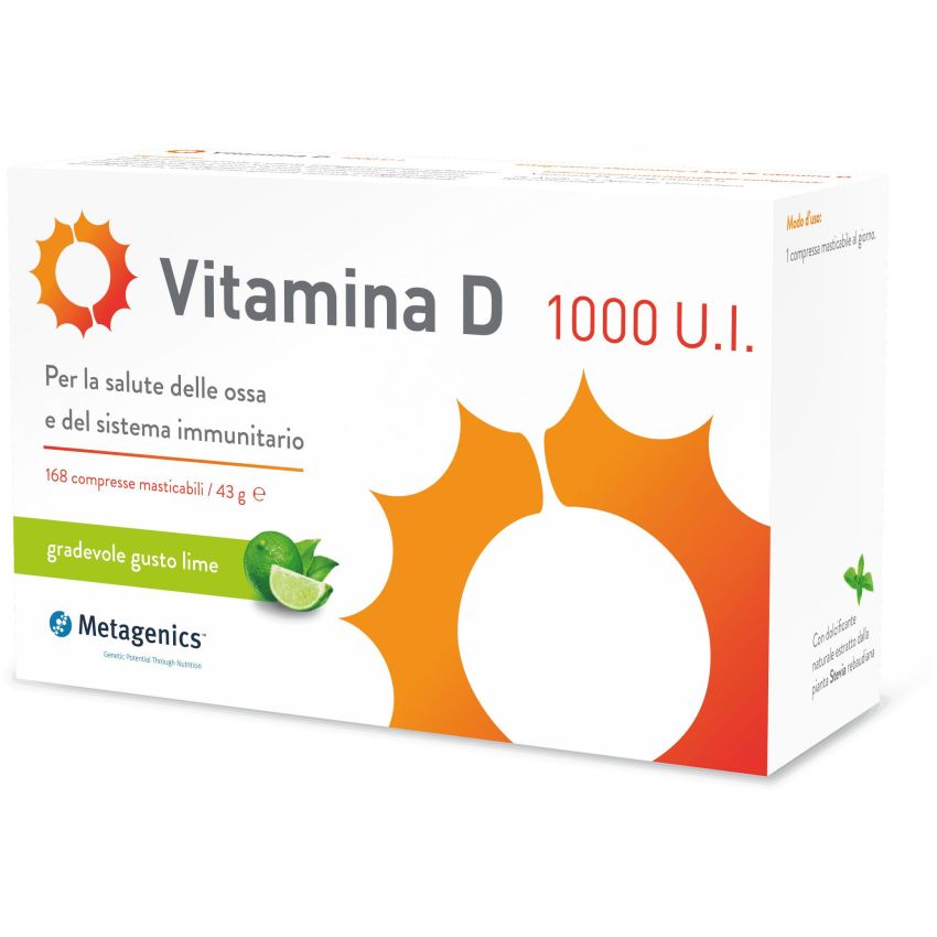 Vitamina D 1000UI - Flacone da 168 Compresse