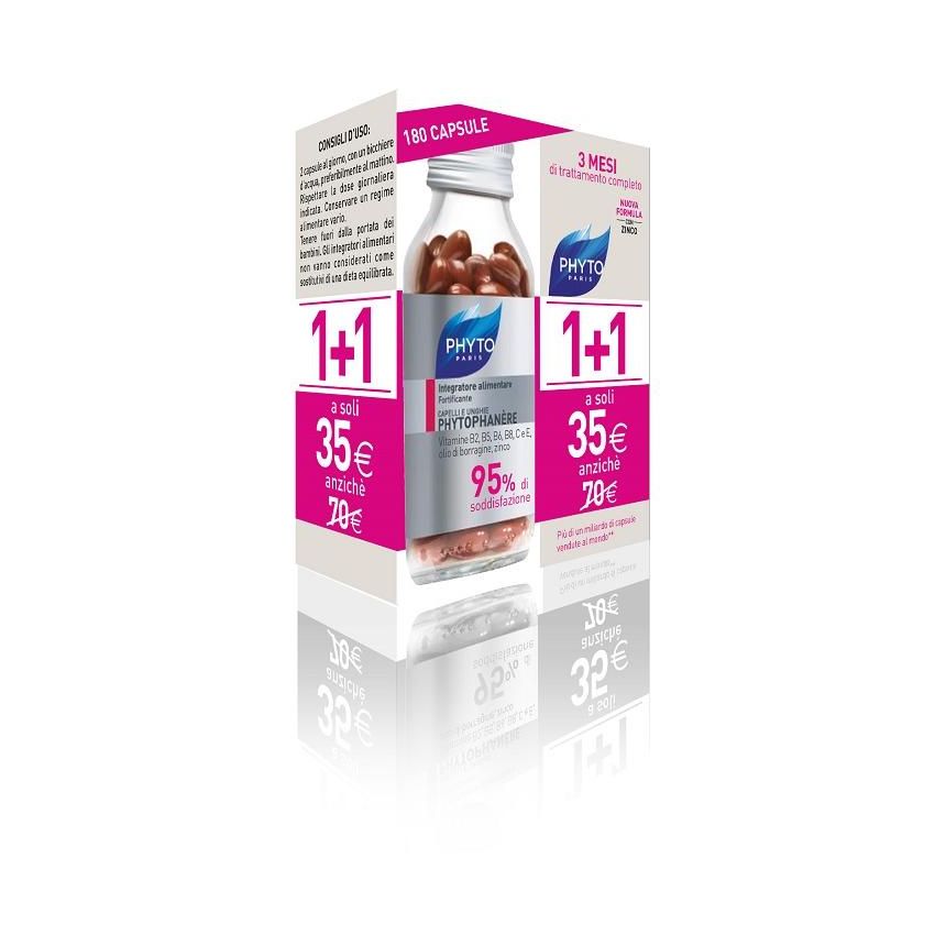 Phyto Phytophanere - Integratore Naturale per Capelli e Unghie, 180 Capsule