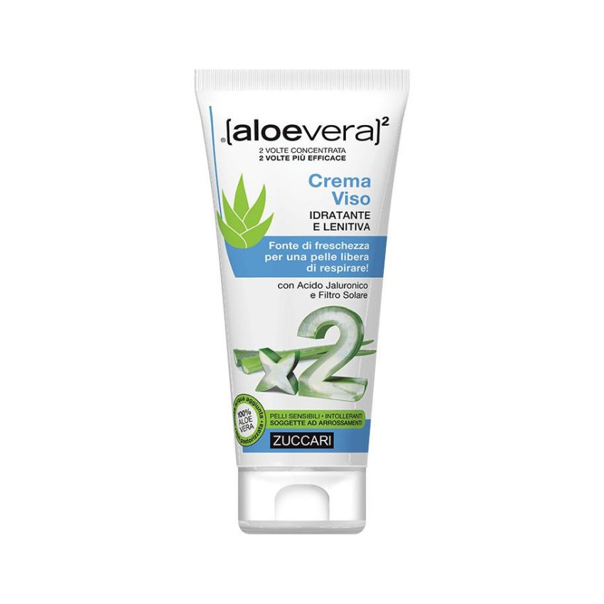 Crema Idratante e Lenitiva Aloevera2 per il Viso - 50ml