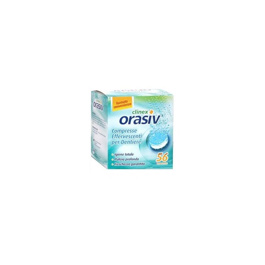 Clinex Orasiv Compresse Effervescenti - Confezione da 56 Pezzi