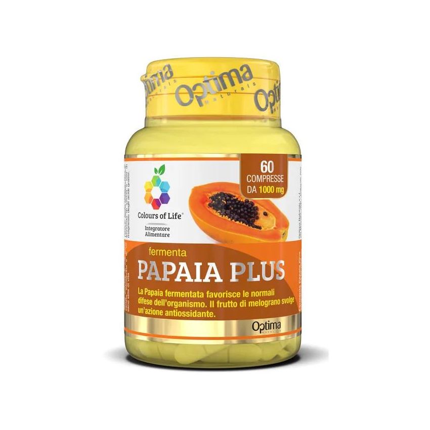 Colours Of Life Fermenta - Papaia Plus 1000mg - 60 Compresse
