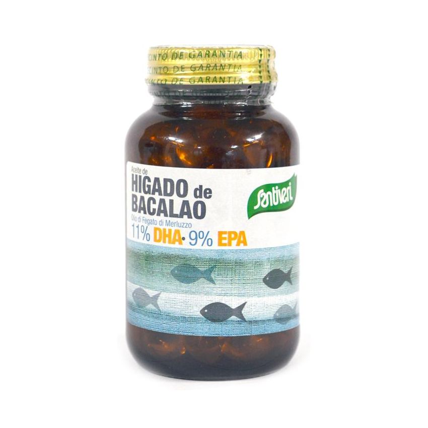 Santiveri Olio di Fegato di Merluzzo in Perle - 120 Capsule