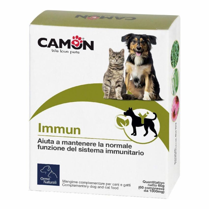 Immun Plus per Gatti - Supplemento Alimentare 60 Compresse
