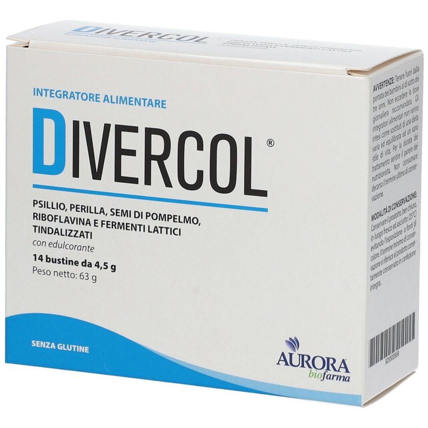 Divercol - Confezione da 14 Bustine per Benefici Digestivi
