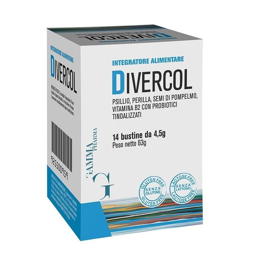 Divercol - Confezione da 14 Bustine per Benefici Digestivi