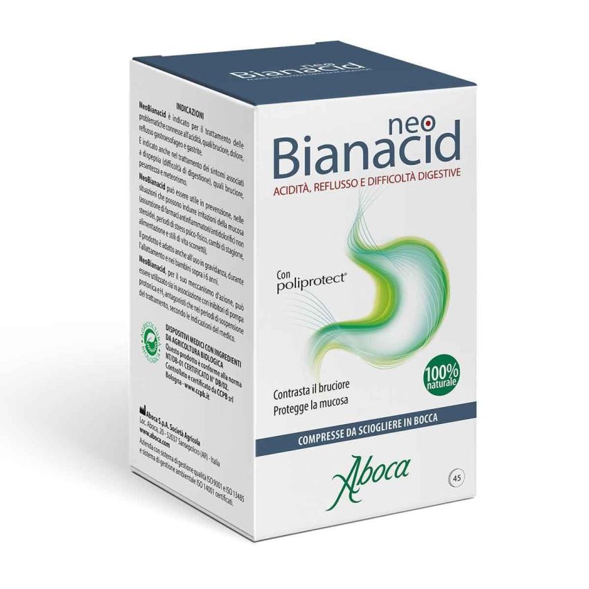 Aboca Neo Bianacid - 45 Compresse Masticabili