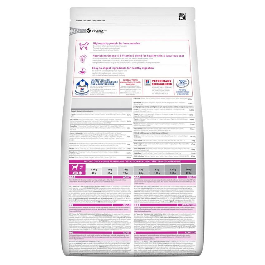 Hill's Science Plan Crocchette di Pollo per Cani Adulti - Sacco 1,5kg