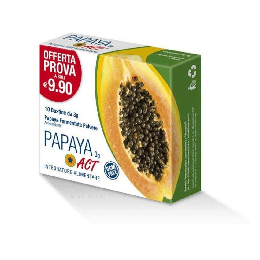 Act Papaya - Bustine da 3g, Pacco da 10