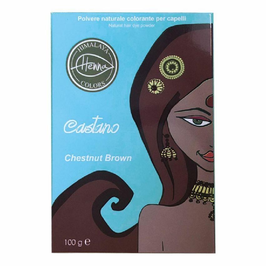 Himalaya Henna Tinta Naturale per Capelli Castano - 100g
