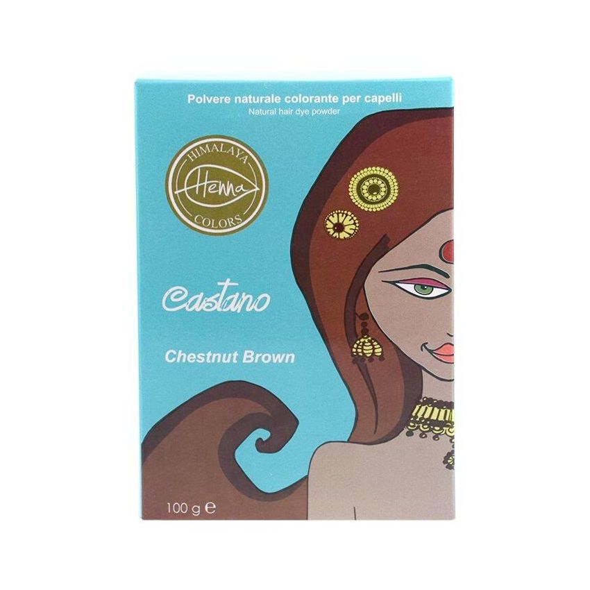 Himalaya Henna Tinta Naturale per Capelli Castano - 100g