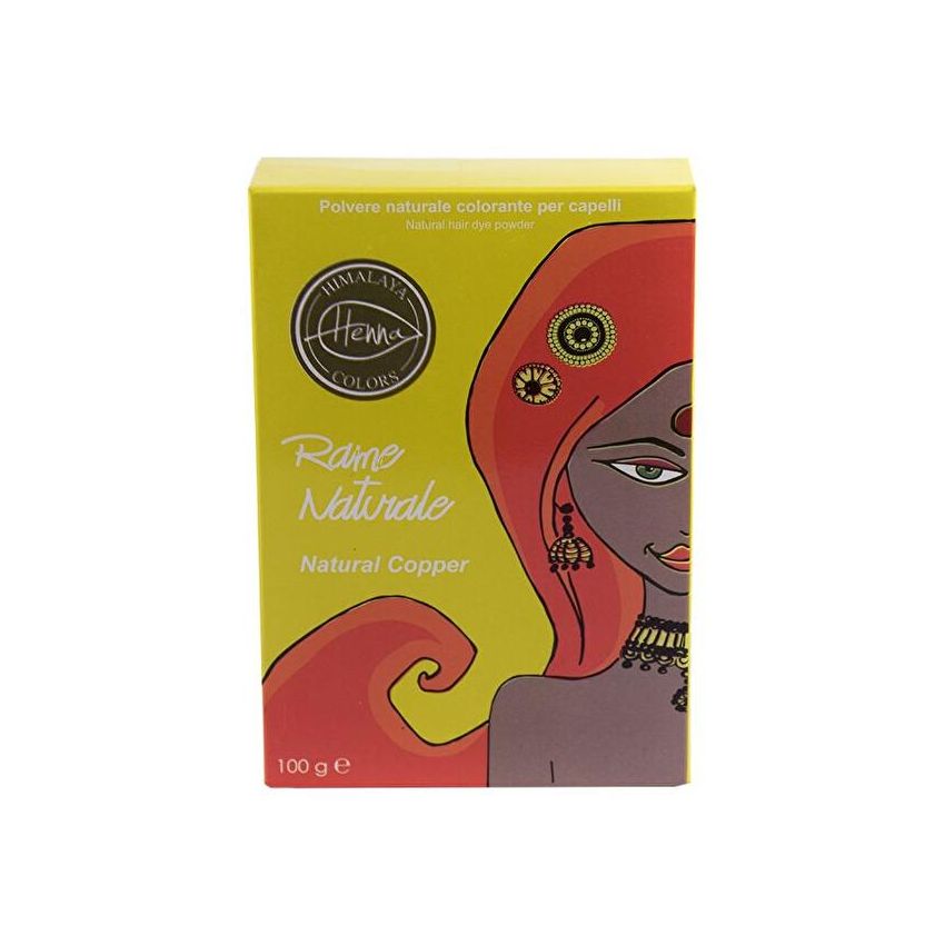 Tinta Capelli Naturale 100g, Colore Rame, con Henna Himalaya