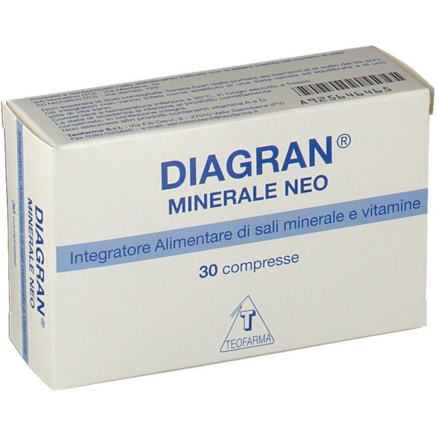 Diagran Minerale Neo - Integratore di Minerali - 30 Compresse