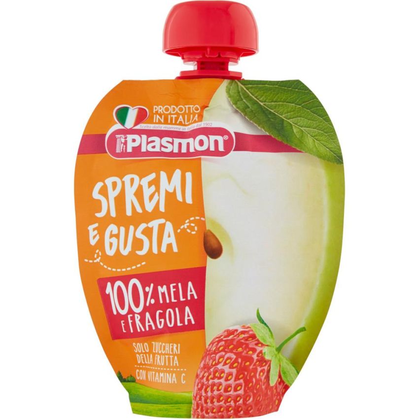 Spremi e Gusta Mela Fragola Plasmon 100ml