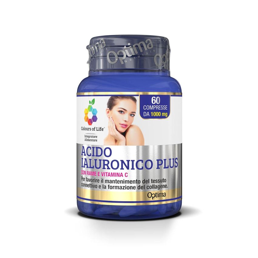 Colours of Life - Acido Ialuronico Potenziato Plus - 60 Compresse da 1000mg