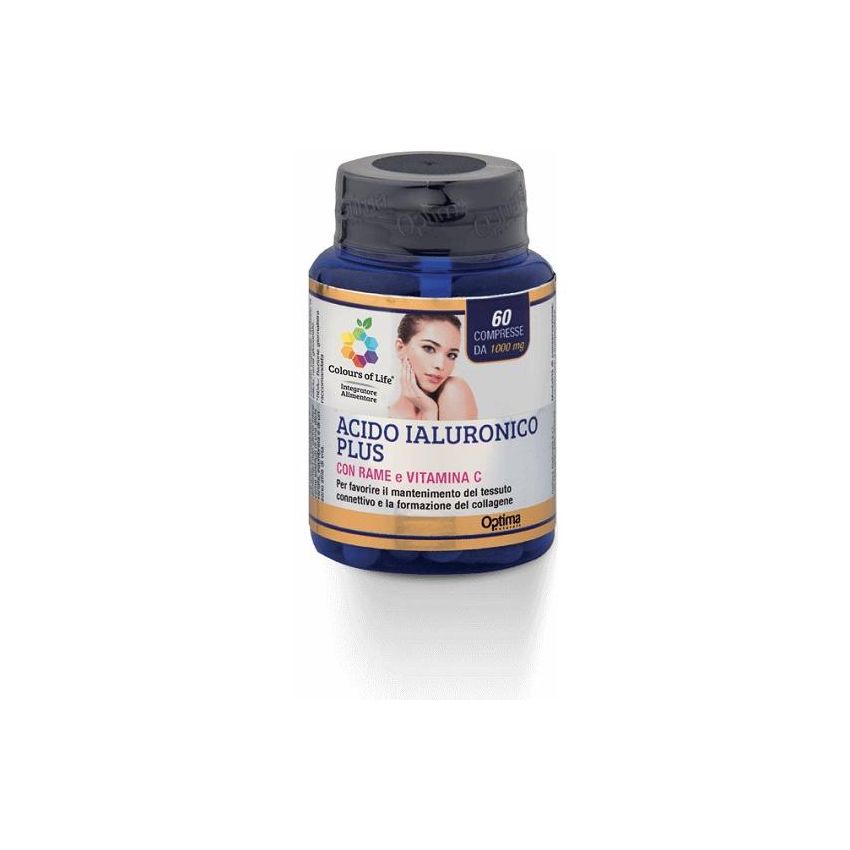 Colours of Life - Acido Ialuronico Potenziato Plus - 60 Compresse da 1000mg