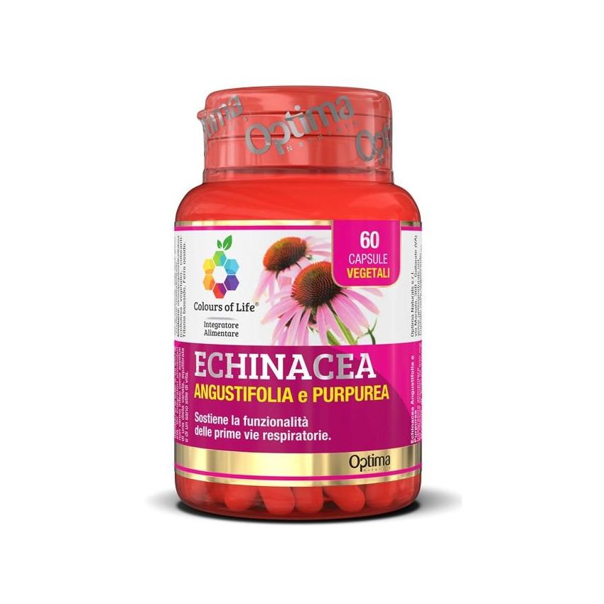 Colours Of Life Echinacea 500mg - 60 Capsule Vegetali