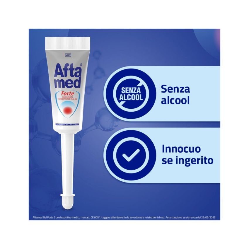 Aftamed Forte Gel Orale 8ml - Trattamento per Aphthe