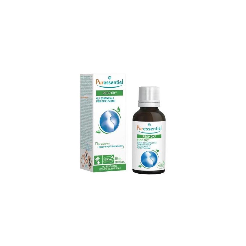 Miscela Puressentiel Respiratoria di Oli Essenziali per Diffusore - 30ml