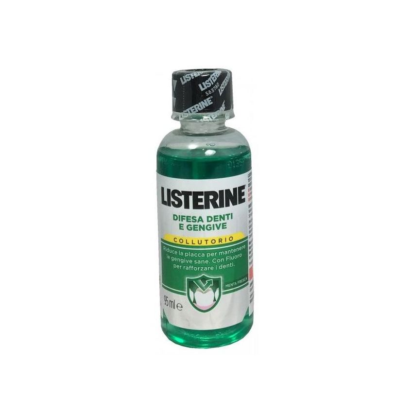 Listerine Collutorio 95ml per Difesa di Denti e Gengive