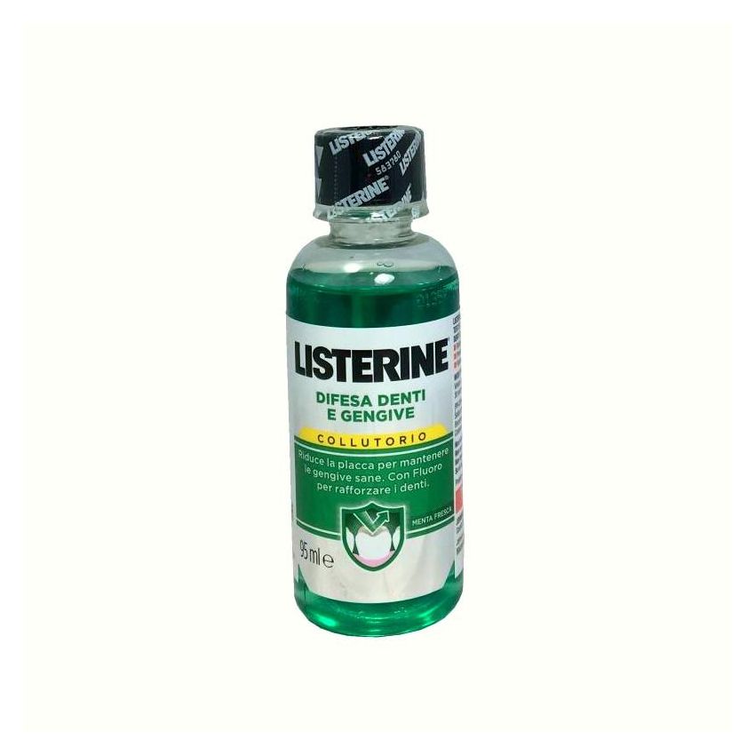 Listerine Collutorio 95ml per Difesa di Denti e Gengive