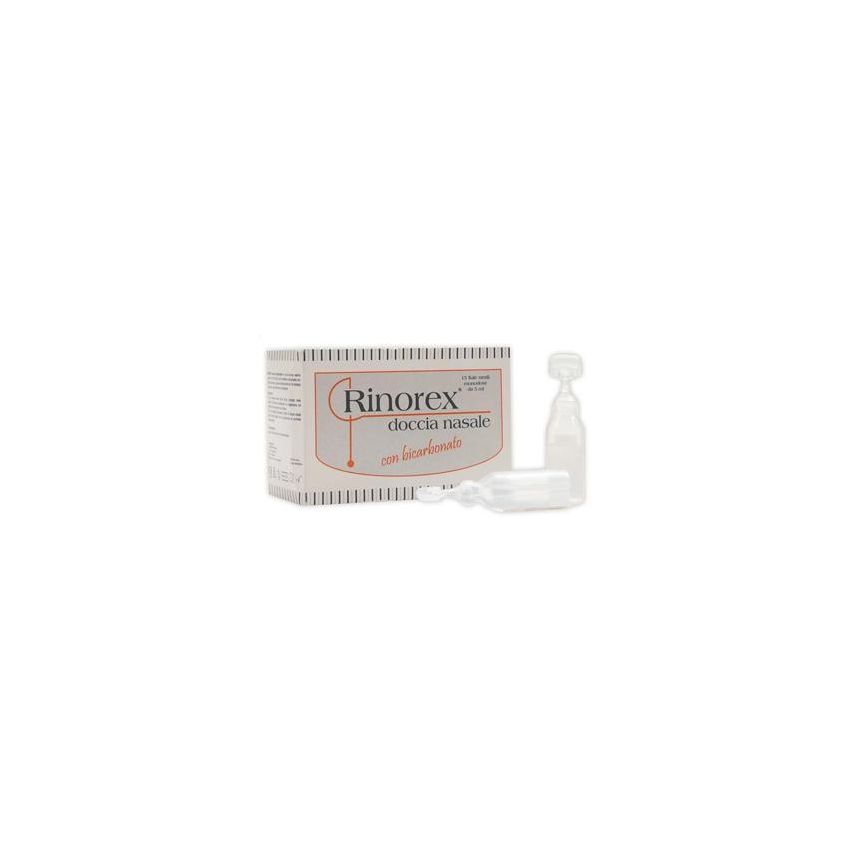 Rinorex Doccia Nasale con Bicarbonato - Pacco da 15x5ml