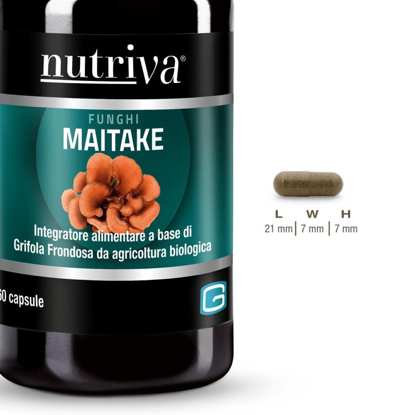 Nutriva Maitake Vegetariano - 60 Capsule
