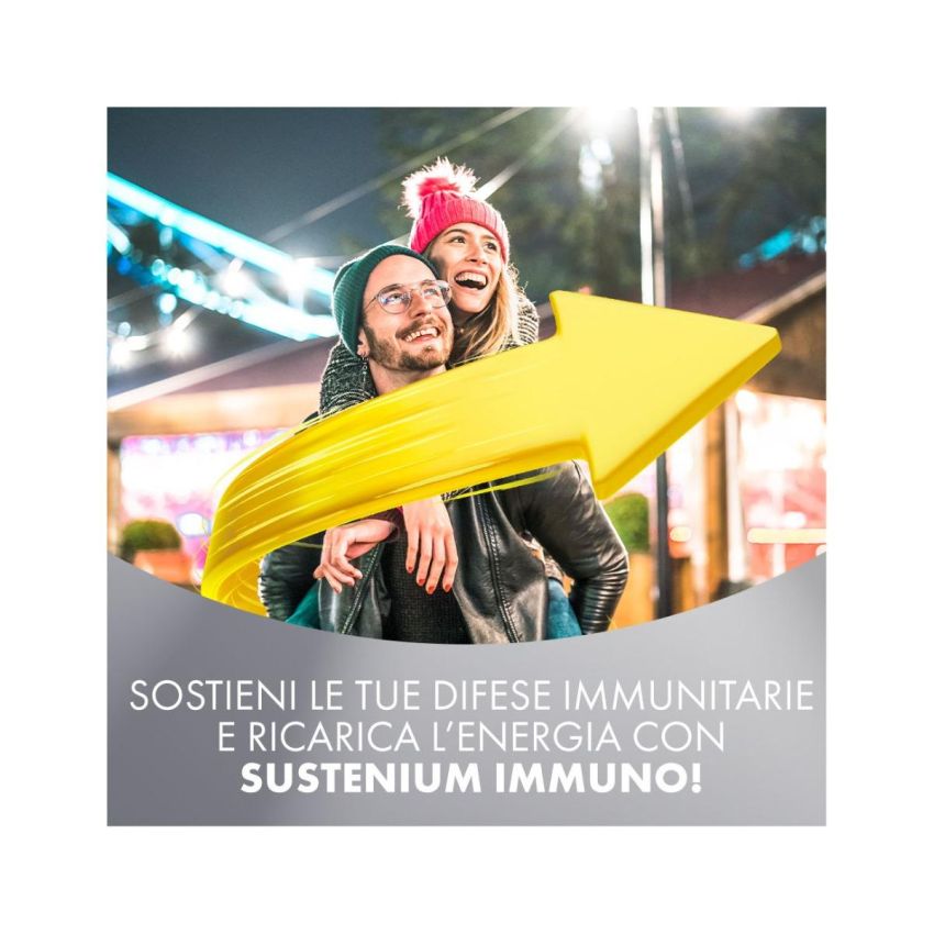 Sustenium Immuno Energy - Bustine per il Rafforzamento dell'Immunità, Confezione da 14