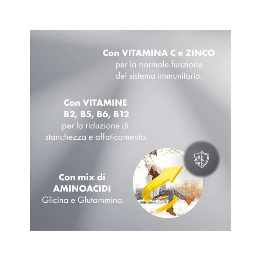 Sustenium Immuno Energy - Bustine per il Rafforzamento dell'Immunità, Confezione da 14