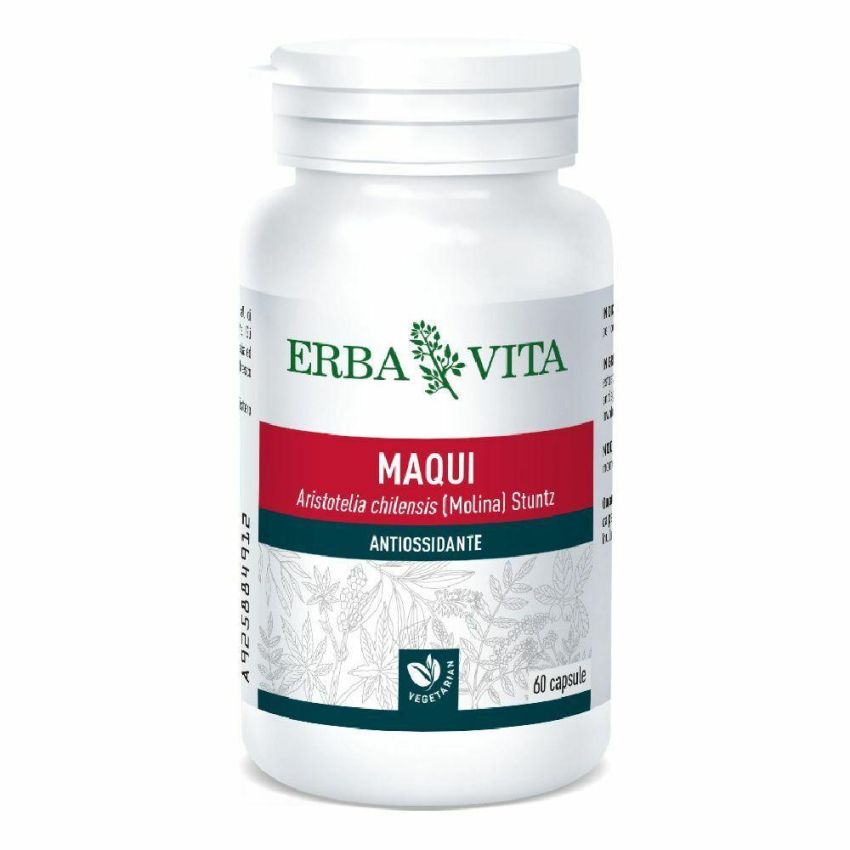 Erba Vita Maqui - Integratore Alimentare in Capsule - 60 Pezzi