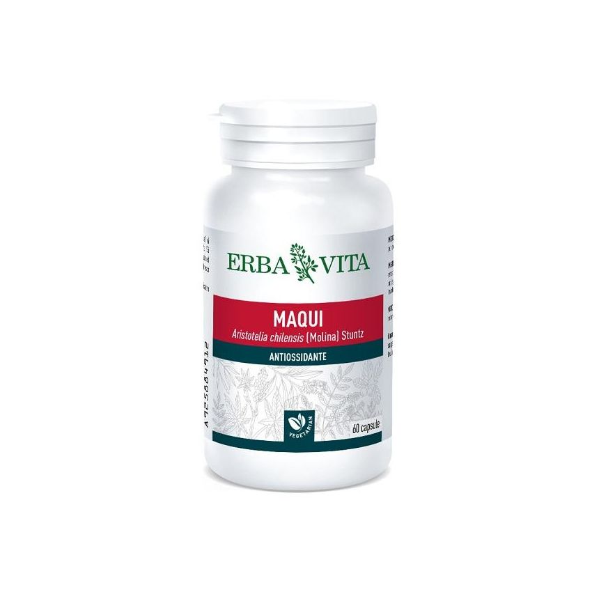 Erba Vita Maqui - Integratore Alimentare in Capsule - 60 Pezzi